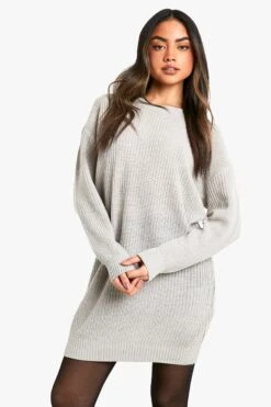 Robe Pull à Col Ras-du-cou