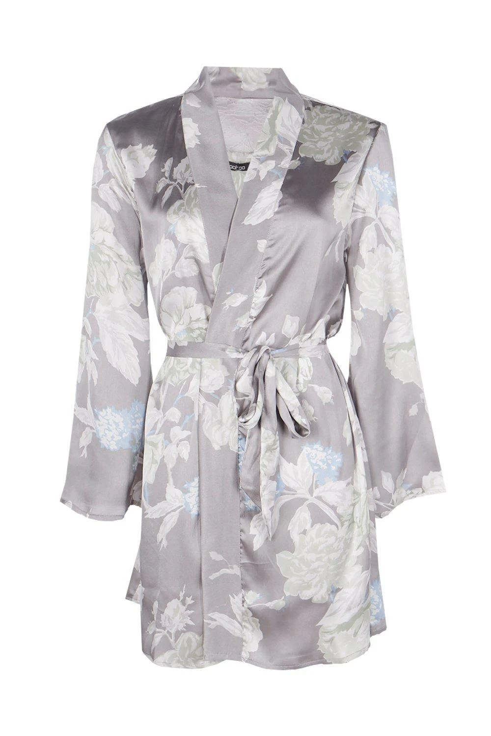 Robe De Chambre Satinée Fleurie 5 Robe De Chambre Satinée Fleurie – Image 3