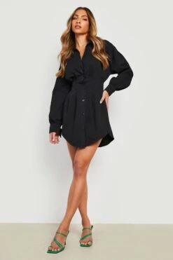 Robe Chemise En Jean -BOOHO Kleidung Magasin fzz40535 black xl 2