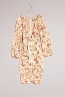 Robe Mi-longue à Paillettes Et Manches Bouffantes -BOOHO Kleidung Magasin fzz69504 pastel20pink xl 2