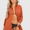 Robe Chemise De Plage -BOOHO Kleidung Magasin gzz00296 tan xl
