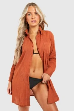 Robe Chemise De Plage