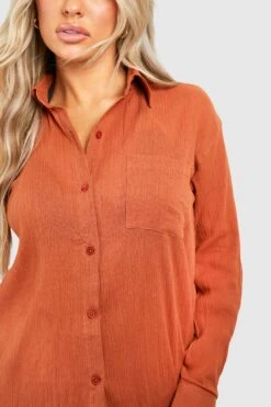 Robe Chemise De Plage -BOOHO Kleidung Magasin gzz00296 tan xl 3