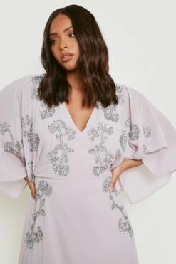 Grande Taille - Robe Patineuse à Ornements -BOOHO Kleidung Magasin gzz05351 pale20lilac xl 3