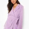 Robe Blazer à Ceinture 2 Robe Blazer à Ceinture -BOOHO Kleidung Magasin gzz05557 lilac xl