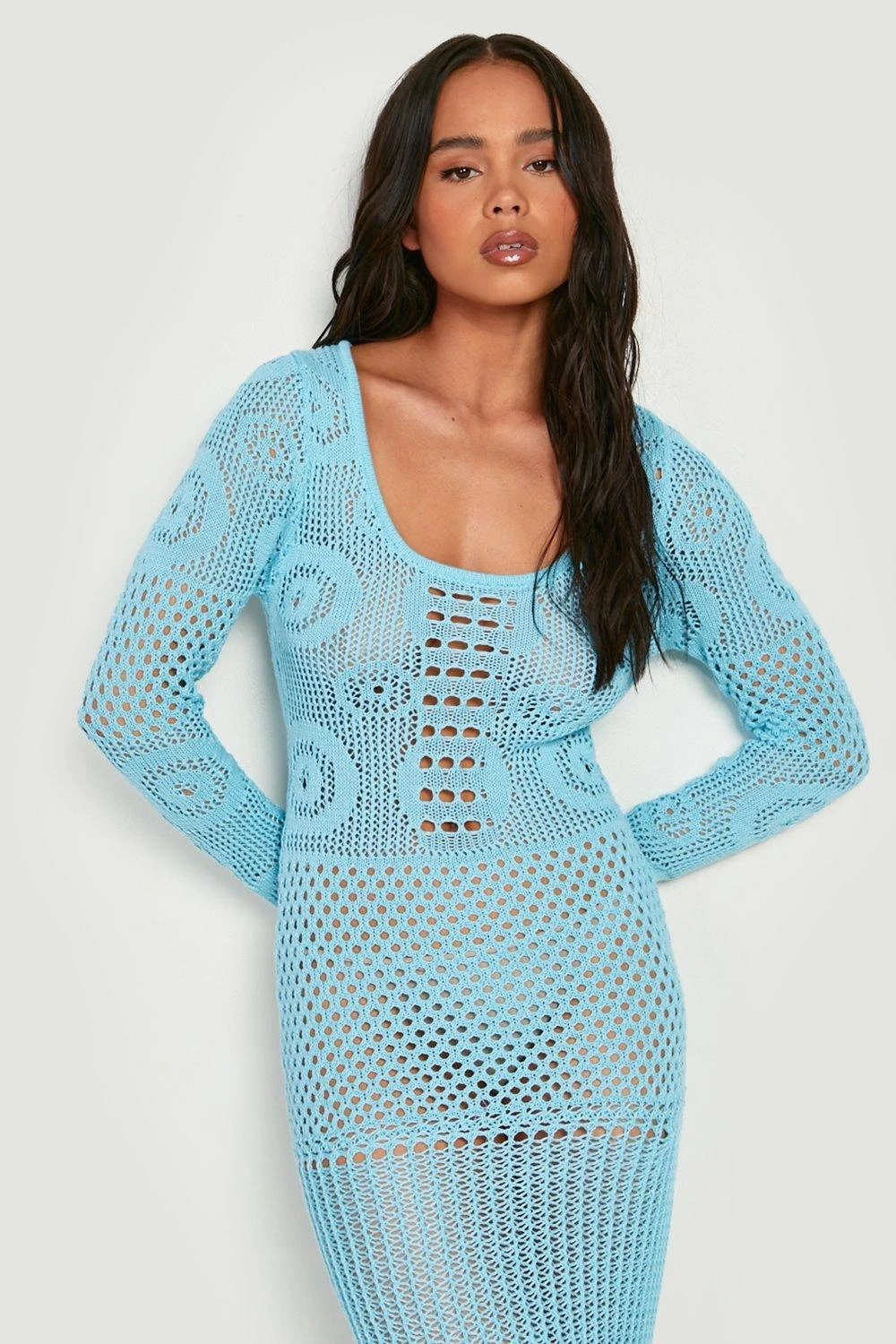 BOOHOO Petite - Robe Longue Recyclée En Crochet 6 BOOHOO Petite - Robe Longue Recyclée En Crochet – Image 4