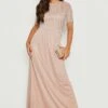 BOOHOO Robe Longue à Paillettes Et Franges 1 BOOHOO Robe Longue à Paillettes Et Franges -BOOHO Kleidung Magasin gzz06818 nude xl