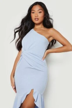 Petite - Robe Mi-longue Asymétrique à Volants 9 Petite - Robe Mi-longue Asymétrique à Volants -BOOHO Kleidung Magasin gzz14126 sky20blue xl 3