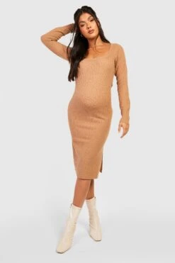 BOOHOO Maternité - Robe De Grossesse Mi-longue