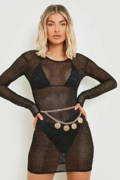 Robe De Plage à Dos Nu -BOOHO Kleidung Magasin gzz15304 black xl 3