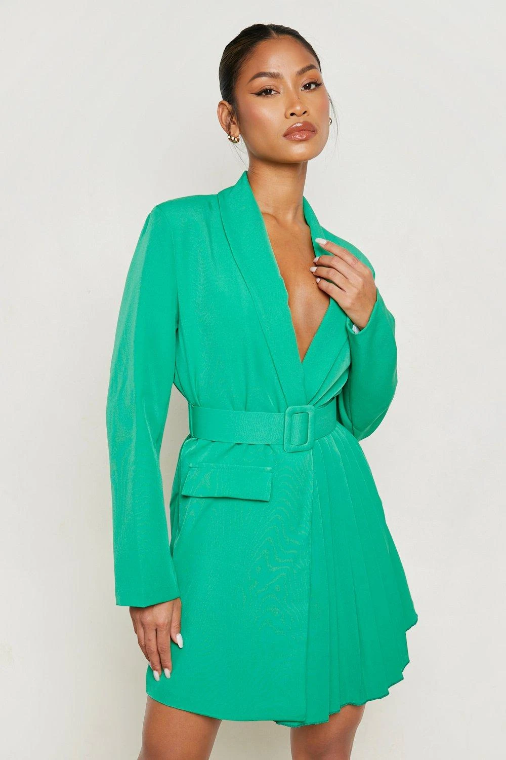 Robe Blazer à Ceinture 5 Robe Blazer à Ceinture – Image 3