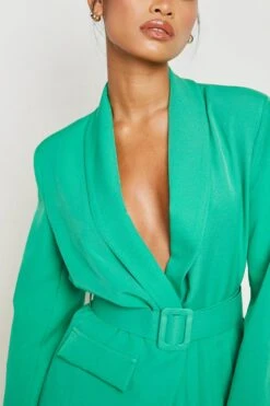 Robe Blazer à Ceinture 9 Robe Blazer à Ceinture -BOOHO Kleidung Magasin gzz16297 bright20green xl 3