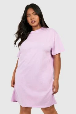Grande Taille - Robe T-shirt Surteinte