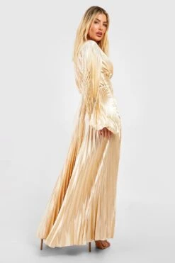 Robe Mi-longue Oversize Satinée -BOOHO Kleidung Magasin gzz18948 champagne xl 1