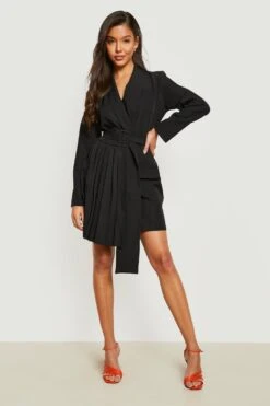 Robe Blazer Plissée