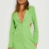 Robe Blazer à Dos Nu -BOOHO Kleidung Magasin gzz19632 apple20green xl