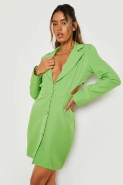 Robe Blazer à Dos Nu -BOOHO Kleidung Magasin gzz19632 apple20green xl 2