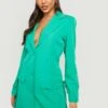 Robe Blazer De Tailleur -BOOHO Kleidung Magasin gzz19639 bright20green xl