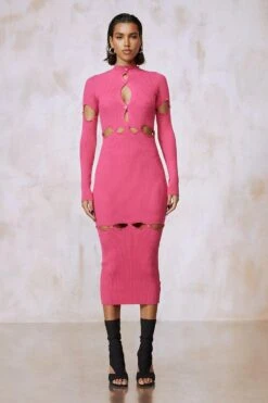 Kourtney Kardashian Barker - Robe En Maille Multi Positions