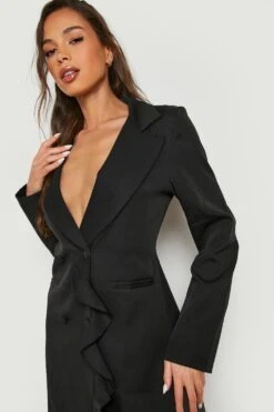 Robe Blazer à Volants -BOOHO Kleidung Magasin gzz20513 black xl 3