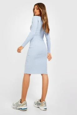 Robe Corset Asymétrique à Découpes -BOOHO Kleidung Magasin gzz21628 powder20blue xl 1