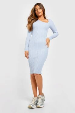 Robe Corset Asymétrique à Découpes -BOOHO Kleidung Magasin gzz21628 powder20blue xl 2