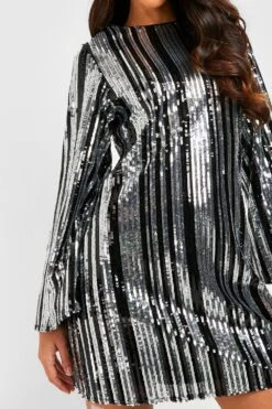 Tall - Robe Courte à Manches Courtes 8 Tall - Robe Courte à Manches Courtes -BOOHO Kleidung Magasin gzz21742 silver xl 2