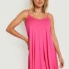 Robe Trapèze Basique -BOOHO Kleidung Magasin gzz23841 hot20pink xl
