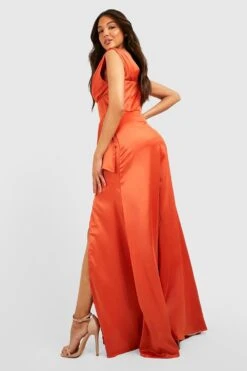 Robe Corset Satinée à Volants 7 Robe Corset Satinée à Volants -BOOHO Kleidung Magasin gzz25490 rust xl 1