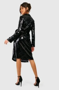 Robe De Soirée De Pailletée -BOOHO Kleidung Magasin gzz25504 black xl 1