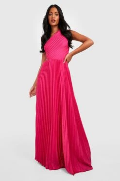 Tall - Robe Longue Asymétrique -BOOHO Kleidung Magasin gzz25890 magenta20pink xl 2