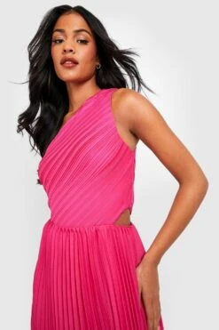 Tall - Robe Longue Asymétrique -BOOHO Kleidung Magasin gzz25890 magenta20pink xl 3