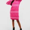 Tall - Robe Pull De Noël -BOOHO Kleidung Magasin gzz26785 pink xl