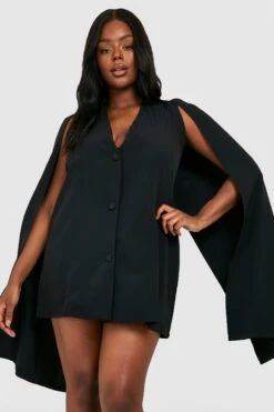 Grande Taille - Robe Blazer Cape