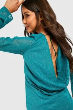 Robe Courte Pailletée 9 Robe Courte Pailletée -BOOHO Kleidung Magasin gzz28650 emerald xl 3