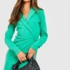 Robe Portefeuille De Tailleur -BOOHO Kleidung Magasin gzz29045 bright20green xl