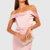 BOOHOO Robe Courte Satinée Drapée 2 BOOHOO Robe Courte Satinée Drapée -BOOHO Kleidung Magasin gzz29396 rose xl