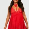 Grande Taille - Robe à Volants -BOOHO Kleidung Magasin gzz29554 red xl