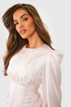 Robe Patineuse Satinée -BOOHO Kleidung Magasin gzz31340 champagne xl 3