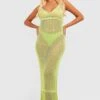 Robe De Plage Longue En Crochet -BOOHO Kleidung Magasin gzz31750 lime xl