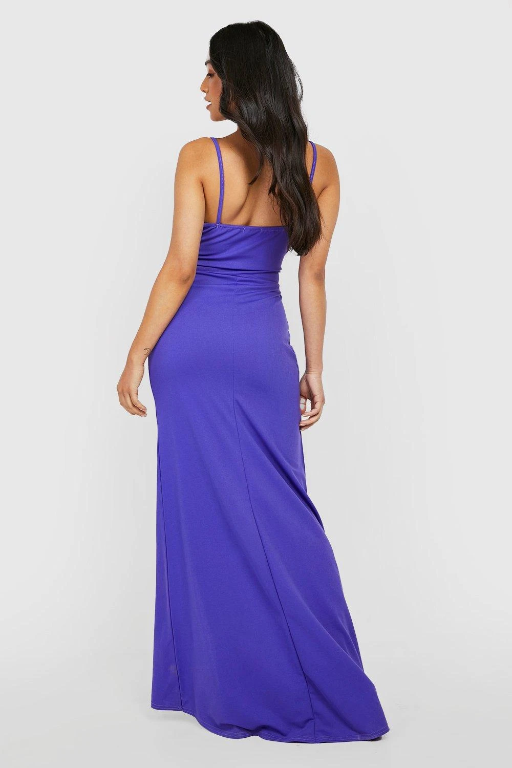 BOOHOO Petite - Robe Portefeuille Fendue En Néoprène 4 BOOHOO Petite - Robe Portefeuille Fendue En Néoprène – Image 2