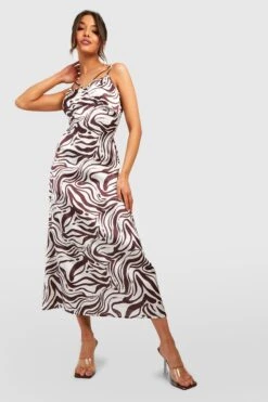 Robe Droite Zébrée -BOOHO Kleidung Magasin gzz32103 multi xl 2