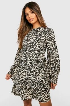 Robe Droite à Imprimé Léopard -BOOHO Kleidung Magasin gzz32121 leopard xl 2