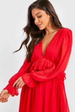 Robe Mi-longue Basique 9 Robe Mi-longue Basique -BOOHO Kleidung Magasin gzz32870 red xl 3