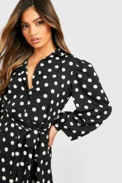 Robe Chemise Imprimée -BOOHO Kleidung Magasin gzz32875 black xl 3