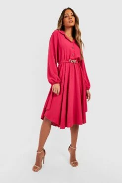 Robe Chemise à Chaîne -BOOHO Kleidung Magasin gzz33104 hot20pink xl 2