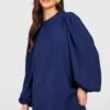 Robe Droite à Manches Ballon -BOOHO Kleidung Magasin gzz33152 navy xl