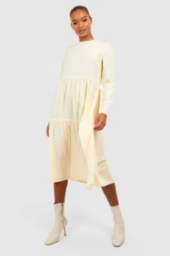 Tall - Robe Babydoll Froncée