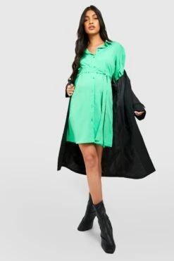 Maternité - Robe Chemise De Grossesse