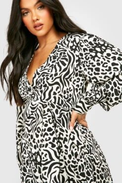 Maternité - Robe De Grossesse Patineuse Imprimée -BOOHO Kleidung Magasin gzz33668 black xl 3